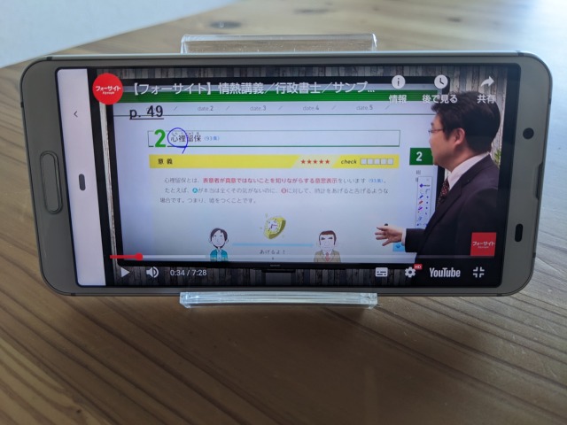 フォーサイト行政書士講座の動画講義