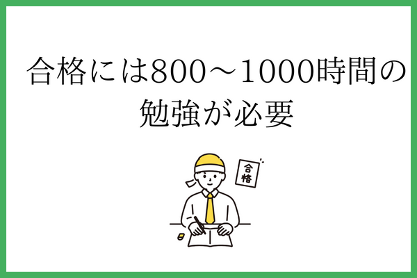 行政書士試験の勉強時間は1000時間